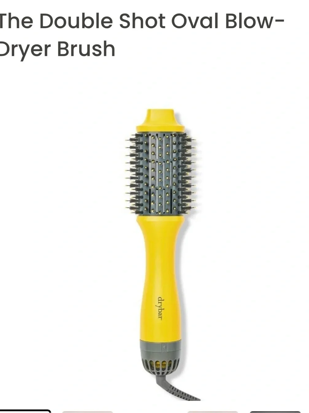 Drybar Double Shot Oval Blow-Dryer Brush in Yellow